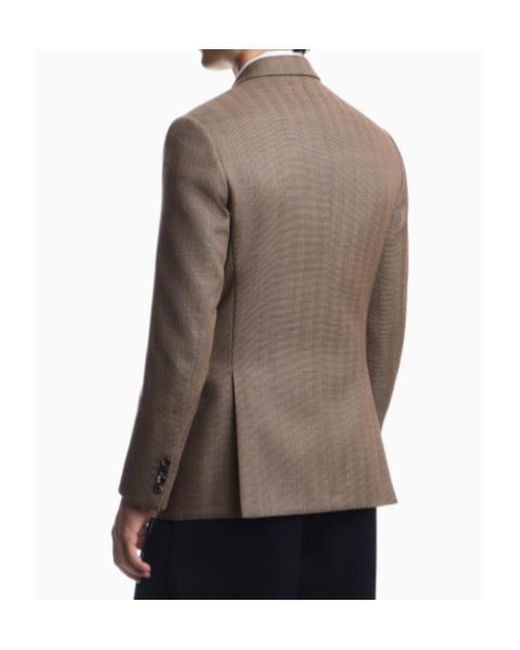 Emporio Armani Natural Lined Blazer for men