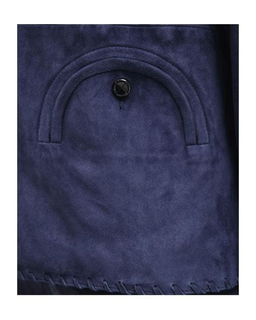 Blazé Milano Blue Blazé Milano Viva Campin Buttoned Jacket