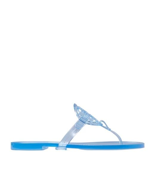 Tory Burch Blue Miller Jelly Sandals