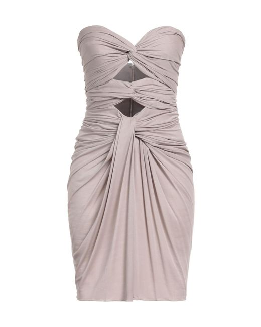 Saint Laurent Purple Sleeveless Balloon Dress