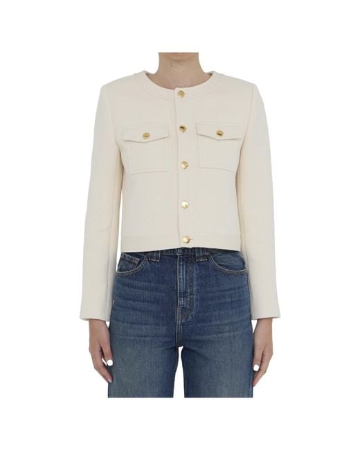 Céline White Dani Jacket