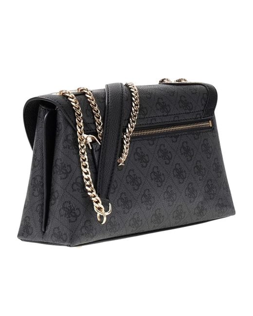 Guess Black Lindsey Crossbody Bag