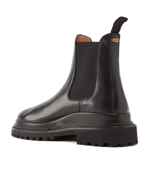 Isabel Marant Black Leather Chlesea Boots
