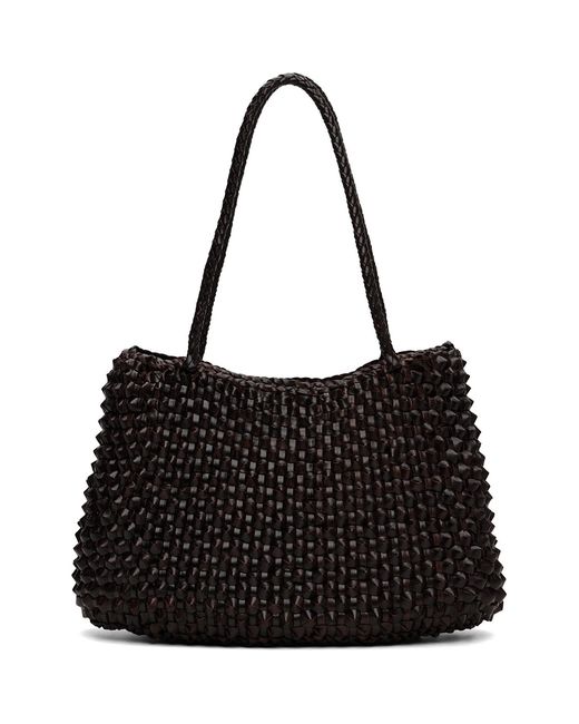 Dragon Diffusion Black Santa Croce Shoulder Bag