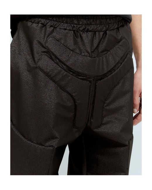 Walter Van Beirendonck Black Elastic Waistband Casual Pants for men