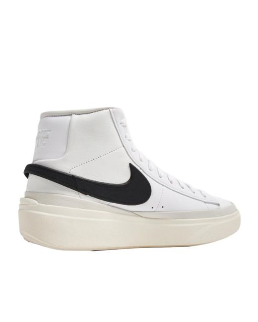 Nike White Blazer Phantom High-Top Sneakers for men