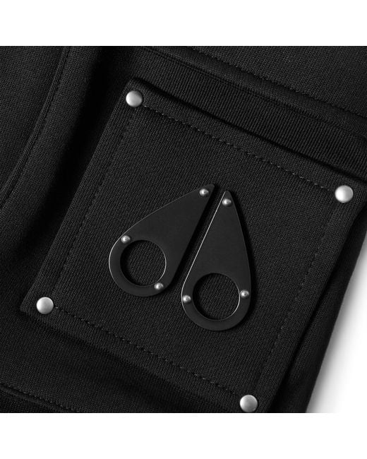 Moose Knuckles Black Fitted Shorts for men