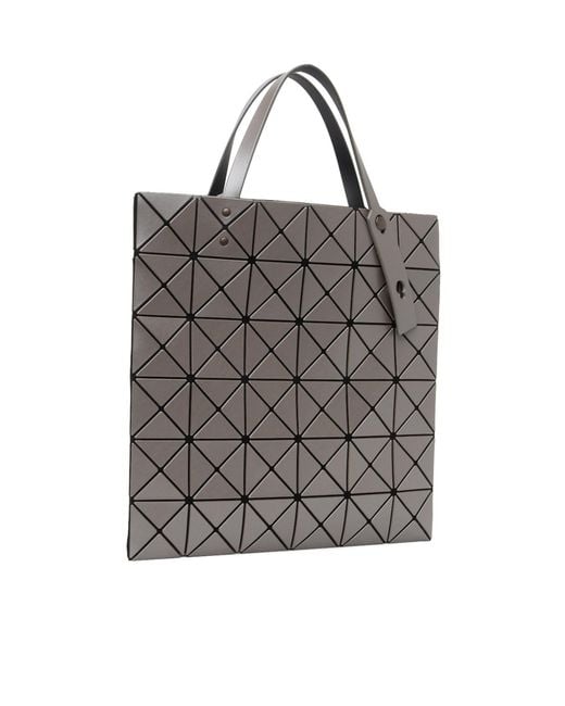Issey Miyake Gray Lucent Metallic Tote Bag