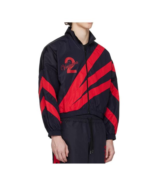ジャケット・アウター VAQUERA Windbreaker Black Red VAQUERA Windbreaker Jacket in Red for Men | Lyst