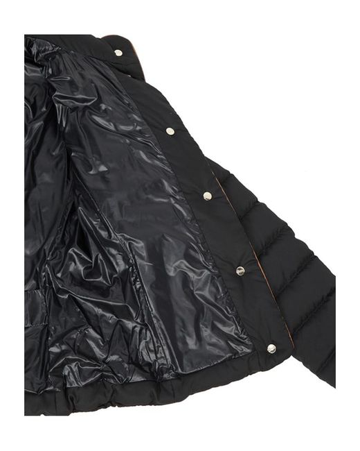Herno Black Long-Sleeved Down Jacket