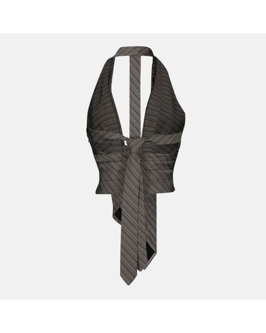 Christopher Esber Multicolor Reyer Tailored Tie Top