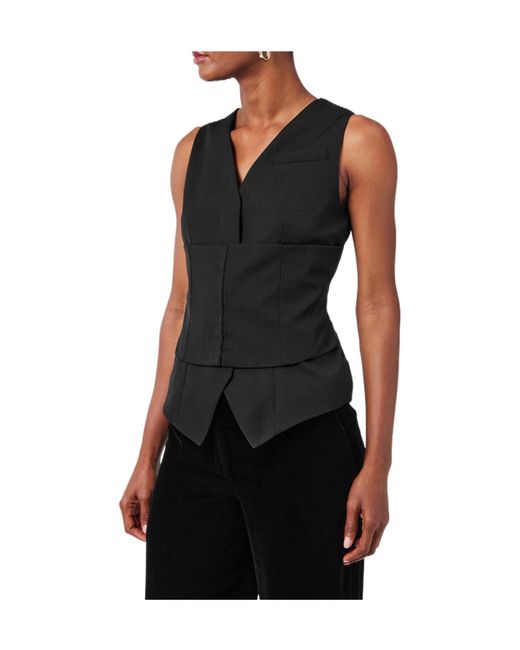 McQueen Black Sleeveless Vest