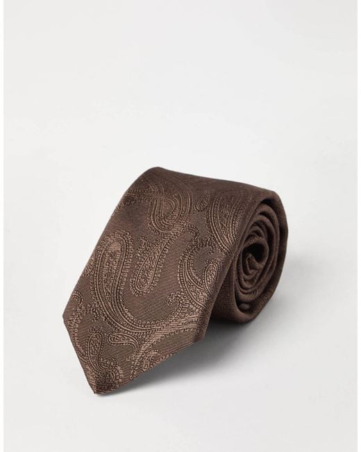 Brunello Cucinelli Multicolor Paisley Printed Pointed Tip Tie for men
