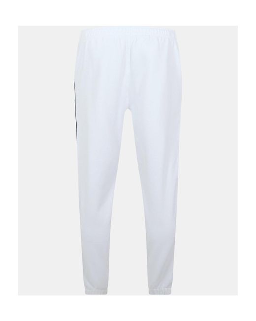 Lacoste White Minimalist Sports Trousers for men