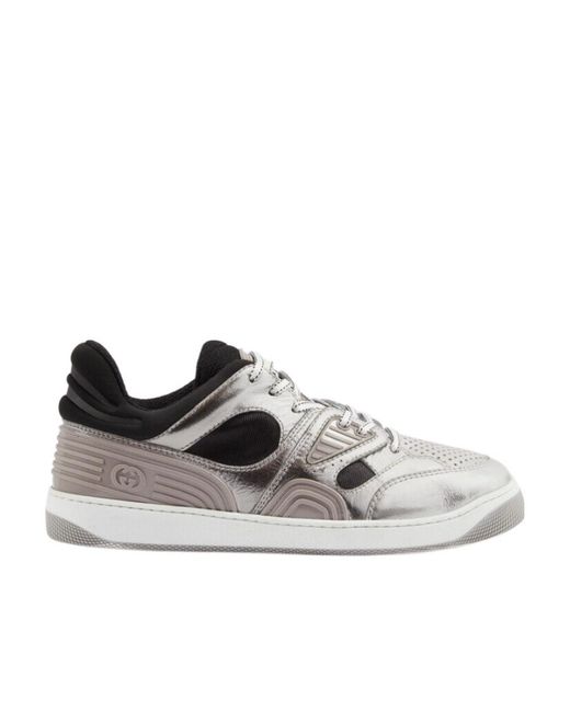 Gucci Multicolor Basket Panelled Sneakers for men