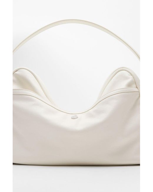 Acne Natural Camero Leather Shoulder Bag