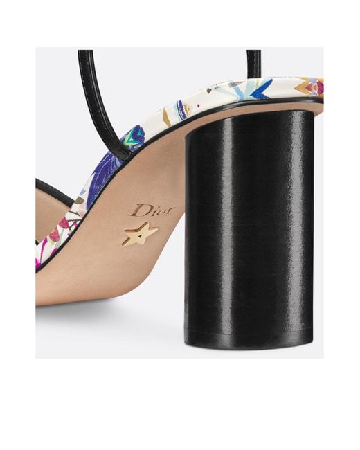 Dior Metallic Dway Heeled Sandal