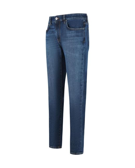 Pt05 Blue 'Swing' Stretch Denim Jeans for men
