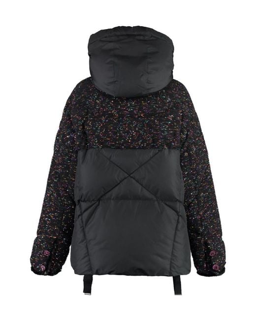 Khrisjoy Black Long-Sleeved Down Jacket