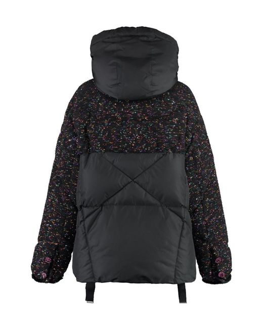 Khrisjoy Black Long-Sleeved Down Jacket