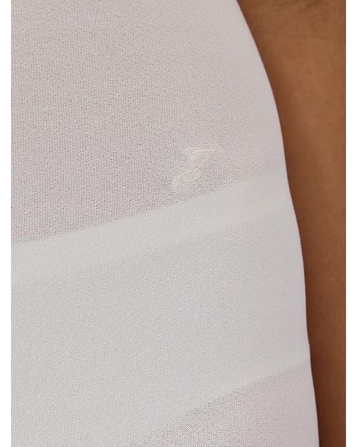 Jacquemus White The Bolero Short-Sleeve Dress