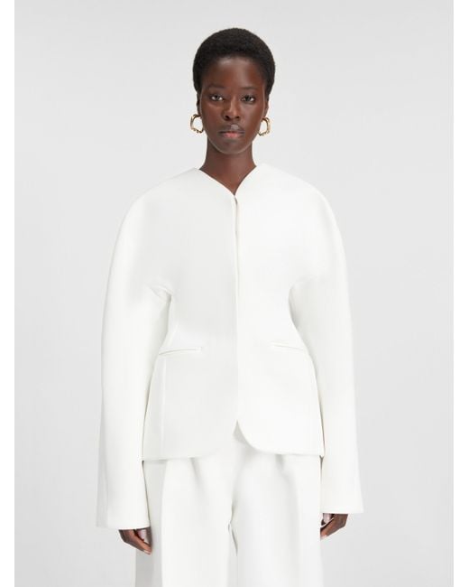 Jacquemus White Fitted Jacket
