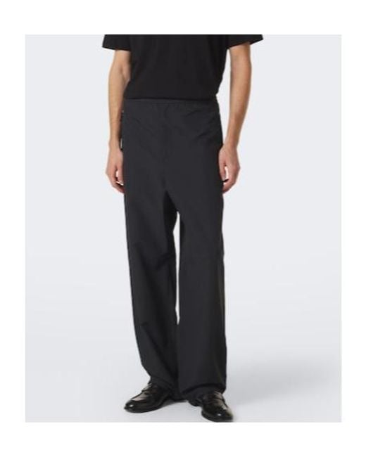 Jil Sander Blue Technical Wide-Leg Pants for men
