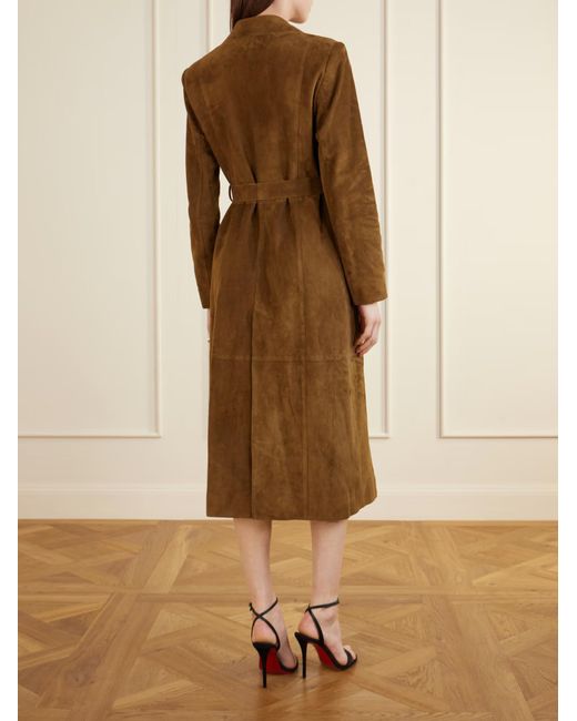 Nour Hammour Brown Long-Sleeved Coat