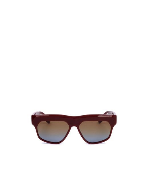 Victoria Beckham Brown Square-Frame Sunglasses