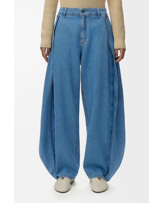 Loewe Blue Wide Leg Jeans