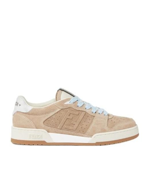 Fendi Natural Match Low-Top Sneakers