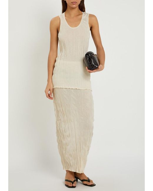 Totême Natural Fine-Knit Tank Top