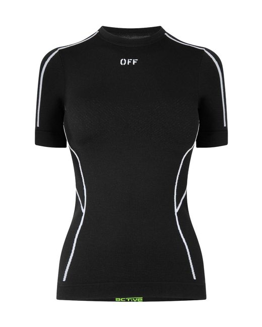 Off-White c/o Virgil Abloh Black Seamless Baby Tee
