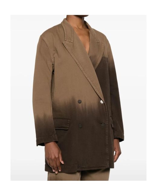 Uma Wang Brown Kort Jkt