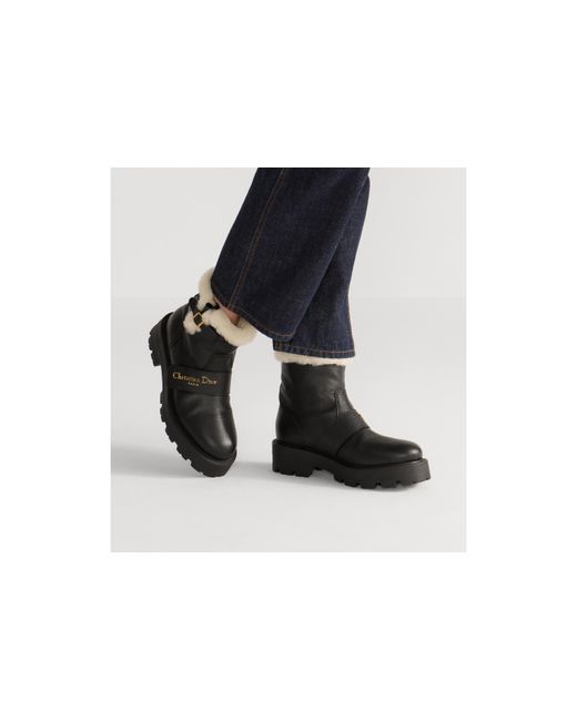 Dior Black Alps D-Quest Ankle Boot