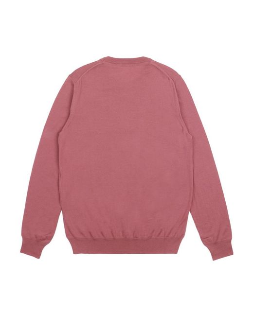 Ferragamo Red Round-Neck Sweater for men