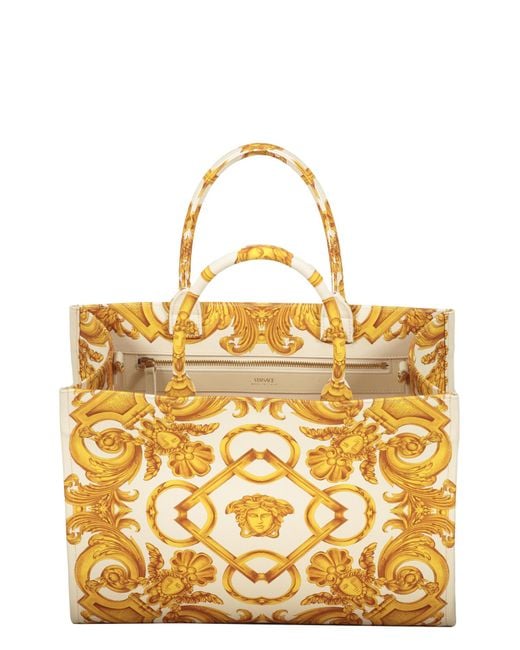 Versace Metallic Medusa Barocco Top Handle Bag