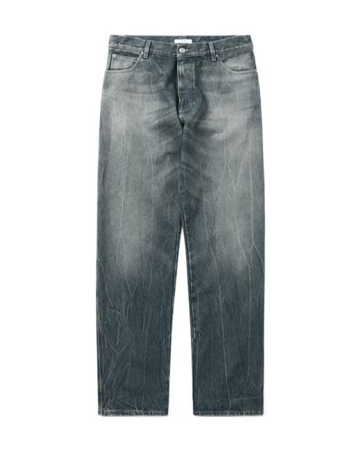 1989 STUDIO Gray Relaxed Fit Jeans for men