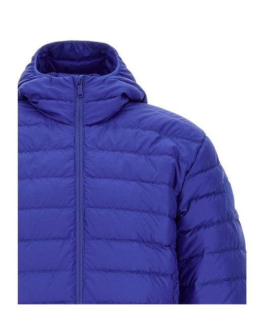 Canada Goose Blue Stratus Tonal Label Hooded Jacket for men