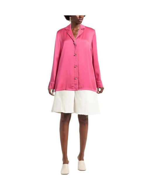 Max Mara Pink Solid Colour Shirts