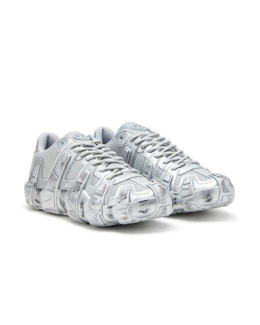 DIESEL White S-D-Griffe Low Sneakers for men