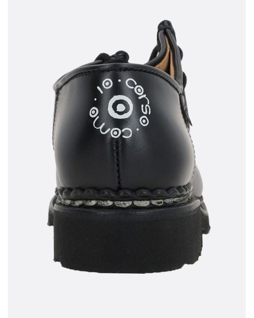 Paraboot Black X 10 Corso Como Collaboration Derby Shoes