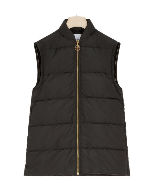 Patou Black Zip-Up Hooded Jacket