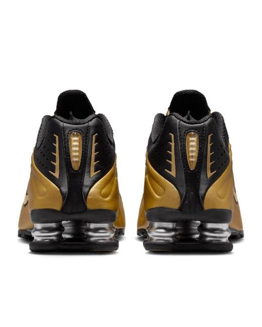 Nike Brown Shox R4 Lace-Up Sneakers