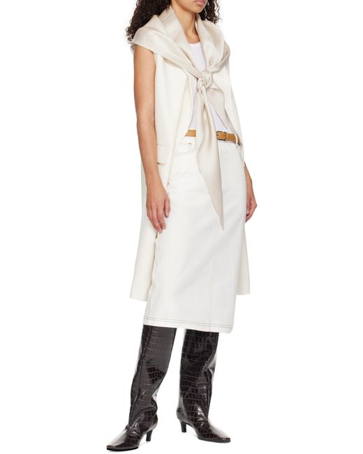 Totême Black Totême Embossed Knee-High Boots
