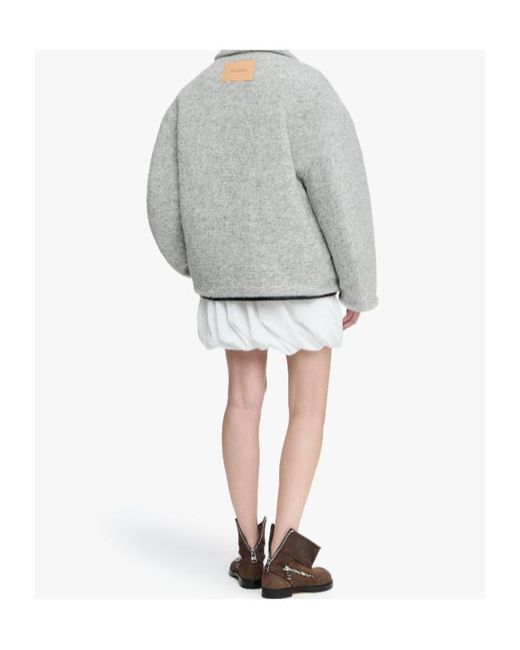 J.W. Anderson Gray Jw Anderson Contrast Trim Casual Jacket