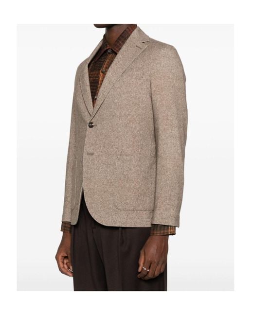 Circolo 1901 Brown Double-Breasted Blazer for men