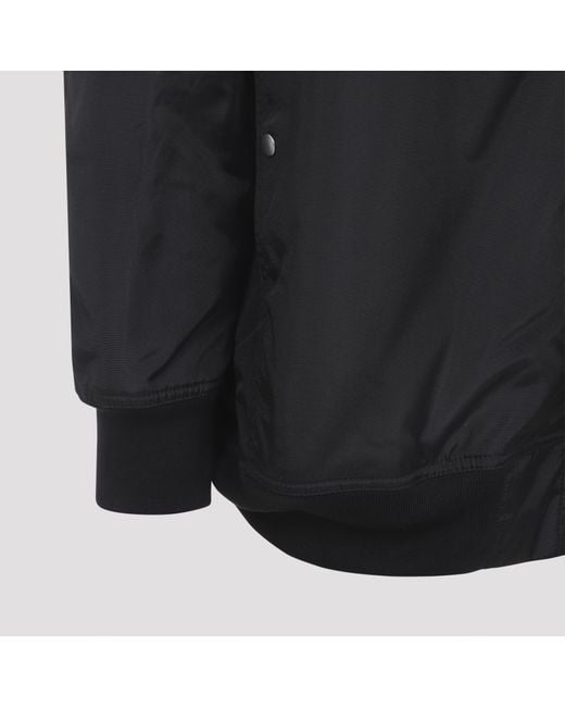 Rick Owens Blue Long Sleeve Zip-Up Jacket for men