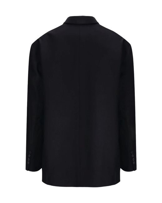 Frankie Shop Blue Gelso Oversized Blazer