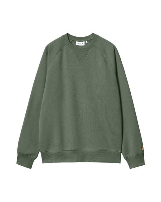 Carhartt Green Round-Neck Sweater for men